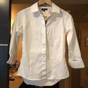 Burberry White Button Down